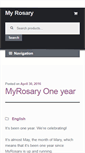 Mobile Screenshot of myrosary.org